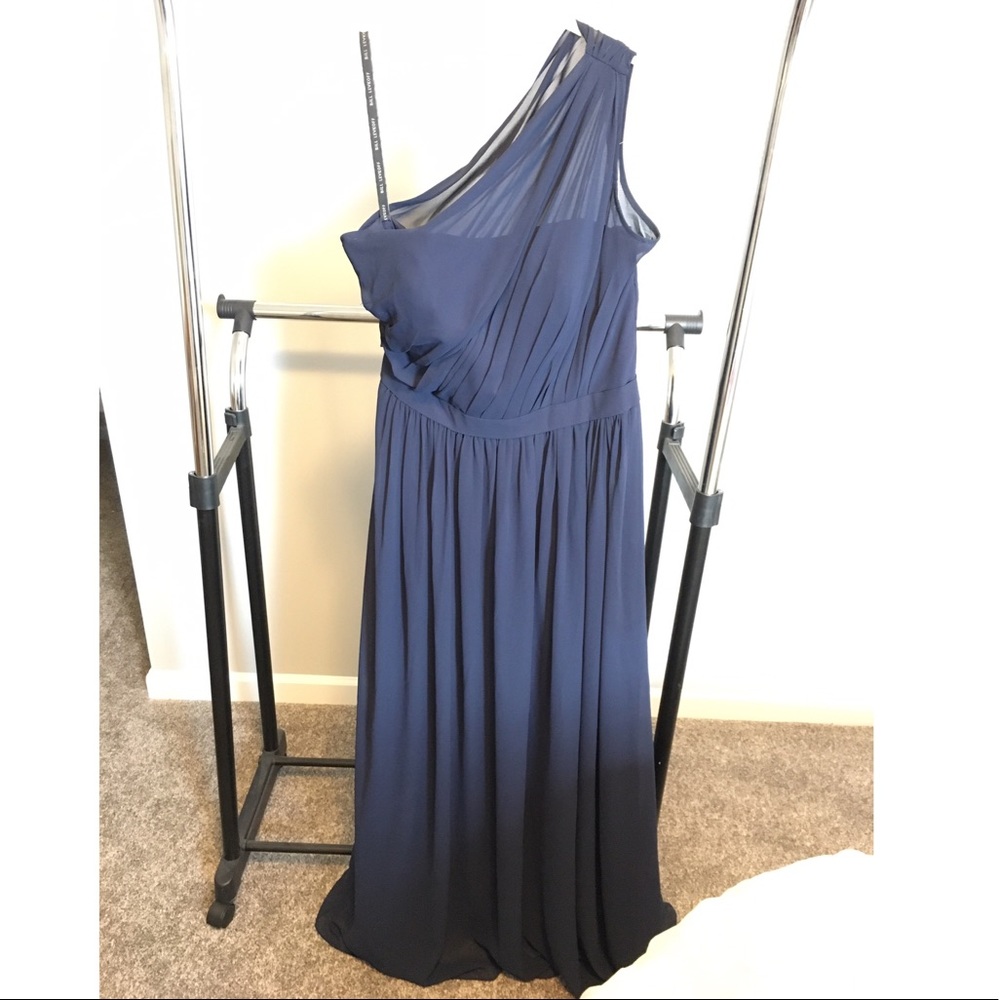 Bill Levkoff Navy Blue Bridesmaid Dress